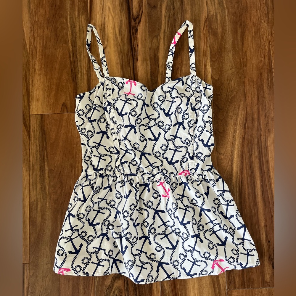 Lilly Pulitzer Gardenia Tank Ahoy There